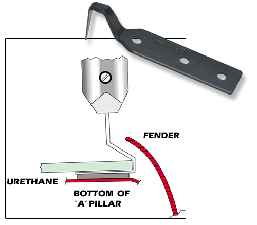 1012-M - UltraWiz® - Offset Clearance Blade - 1"